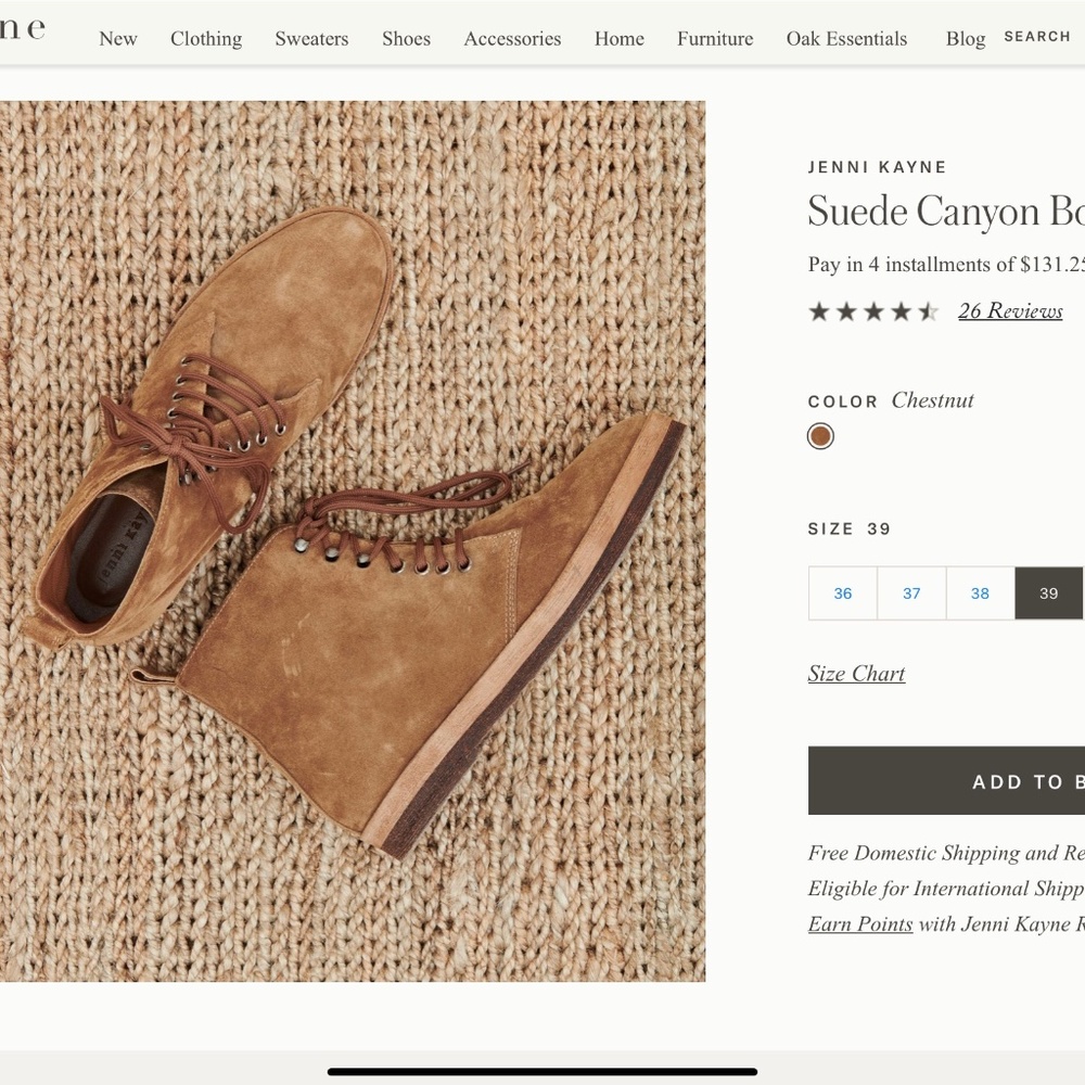 Jenni Kayne Chestnut Lace Up Boots
